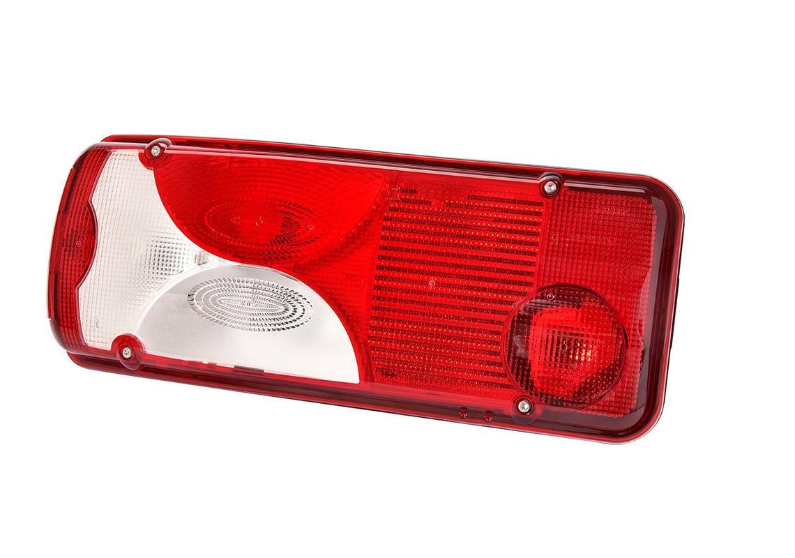 Rear lamp Left, License plate, AMP 1.5 side conn